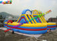 Popular Sport Inflatables Obstacle Course , inflatable assault course With Playground