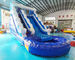 Mini Bouncer House 1000D Outdoor Inflatable Water Slides With Pool