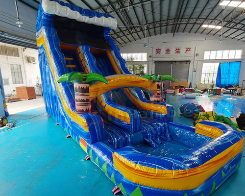0.55mm PVC Inflatable Pool Water Slide Playground Jump Bouncer